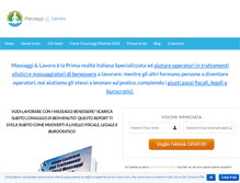 Tablet Screenshot of massaggielavoro.com